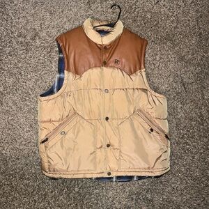 Vintage Rocawear Vest With Flannel Insides Size XXL
